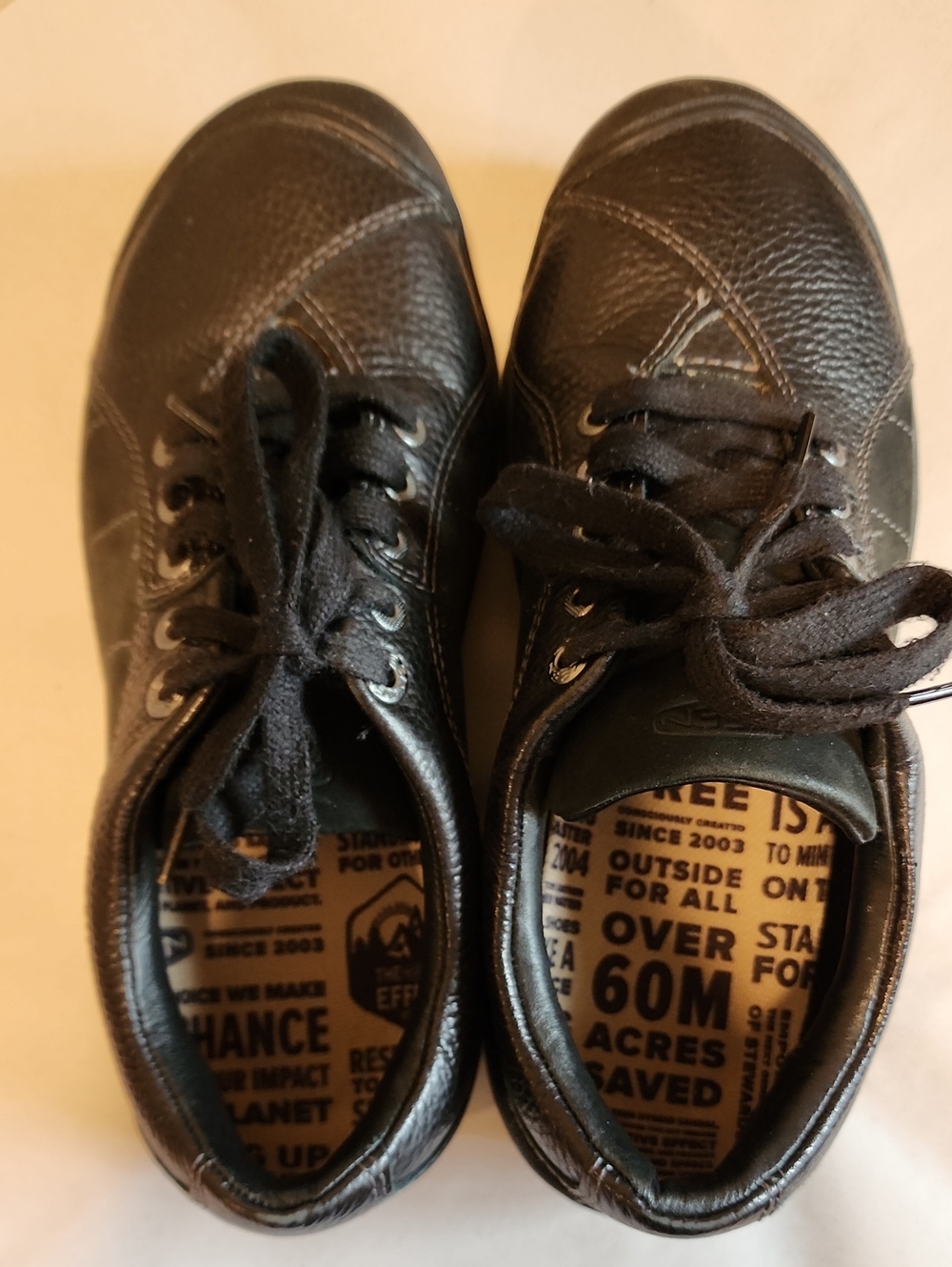 Keen Presidio Magnet Black Leather Suede Outdoor Casual Trail Women's size 8 - Picture 3 of 9